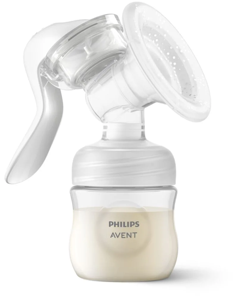 Opposite-side view of the Philips Avent SCF430/03 handle, cushion and bottle.